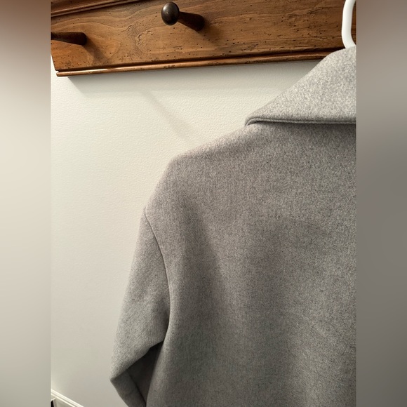 Oversized Abercrombie & Fitch double breasted wool blend coat - Picture 6 of 6